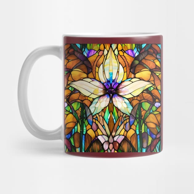 Stained Glass Lily by Chance Two Designs